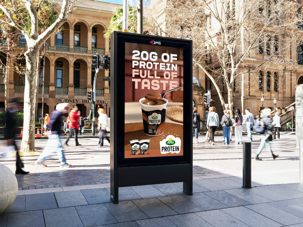 Arla protein billboard