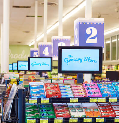 Grocery Store Screen DOOH