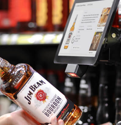 Beverage DOOH screen