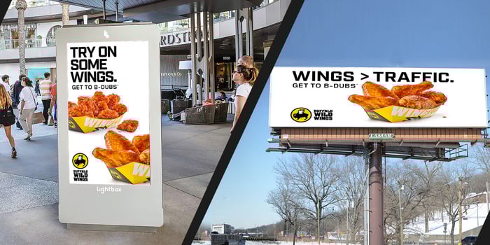 Buffalo Wild Wings DOOH Screen
