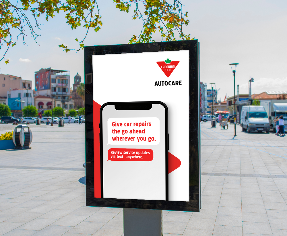 Canadian Tire DOOH ad