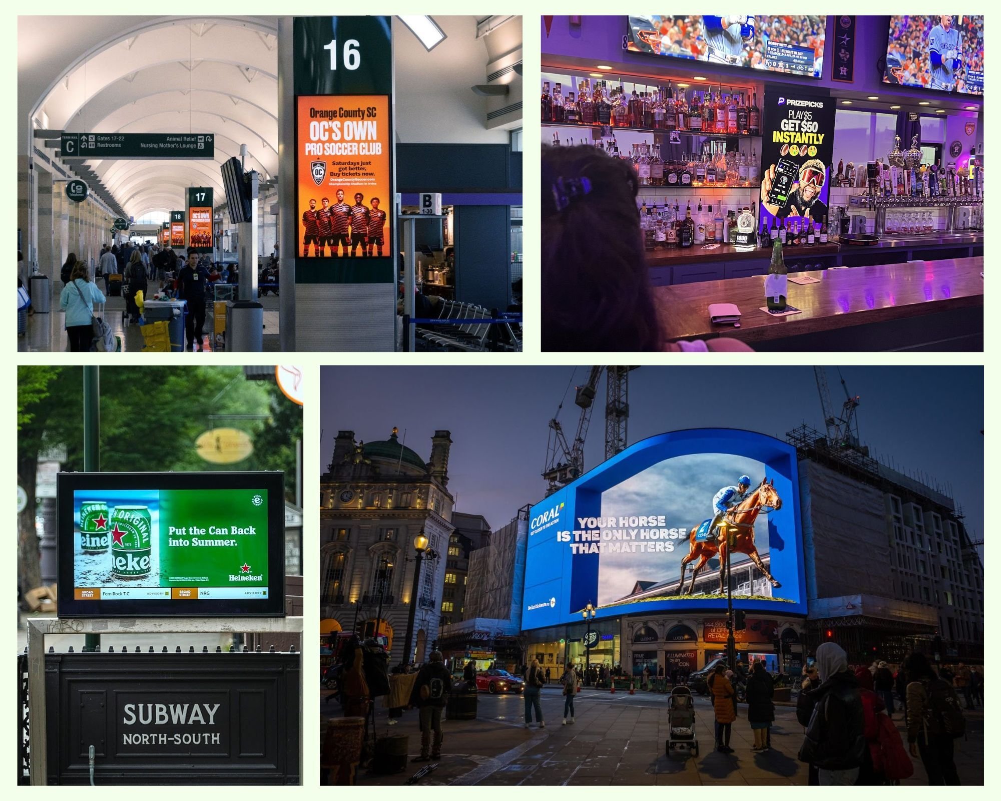 Venue types DOOH World Cup Strategies