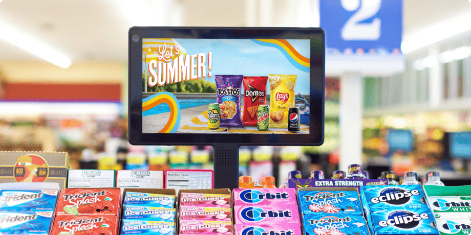 Doritos point of purchase digital out-of-home advertising (DOOH)
