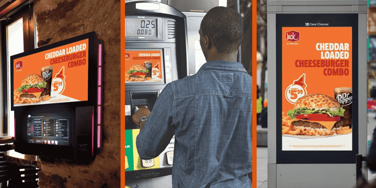 Jack in the Box DOOH venues