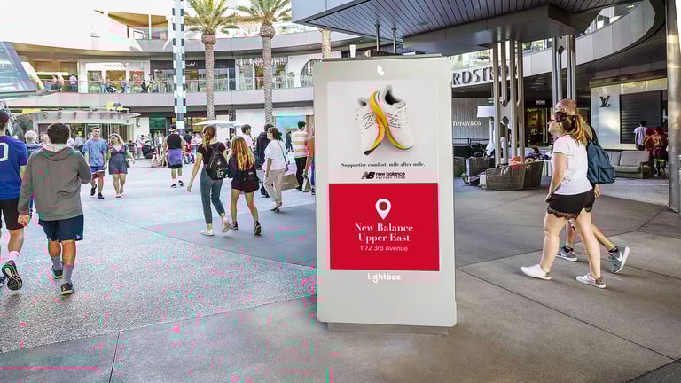 Dynamic ad showing nearest store location
