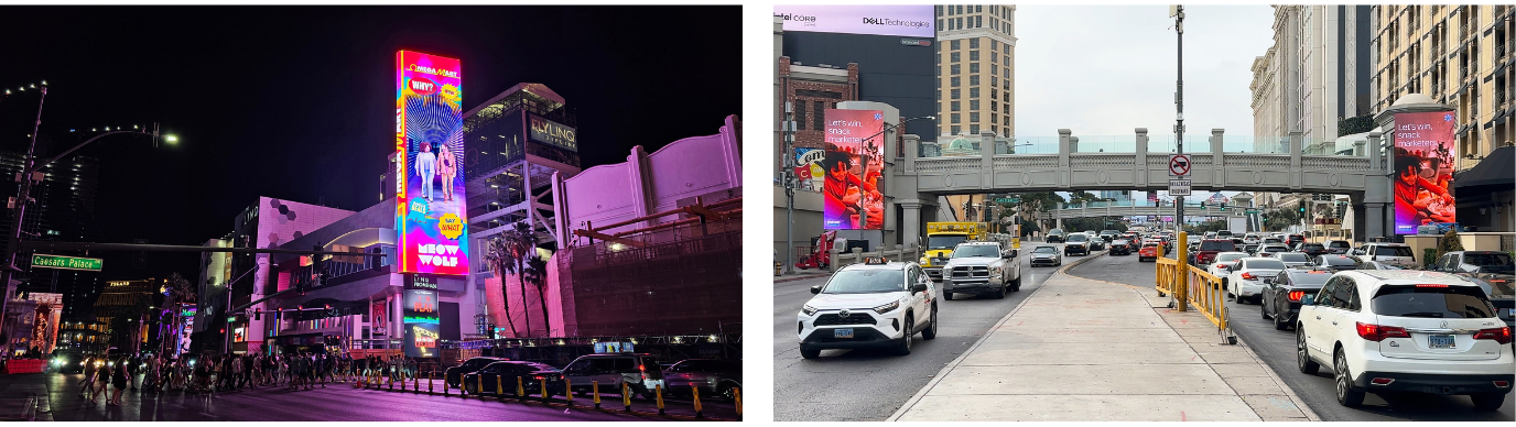 Spotlight's Vegas Strip Tower DOOH