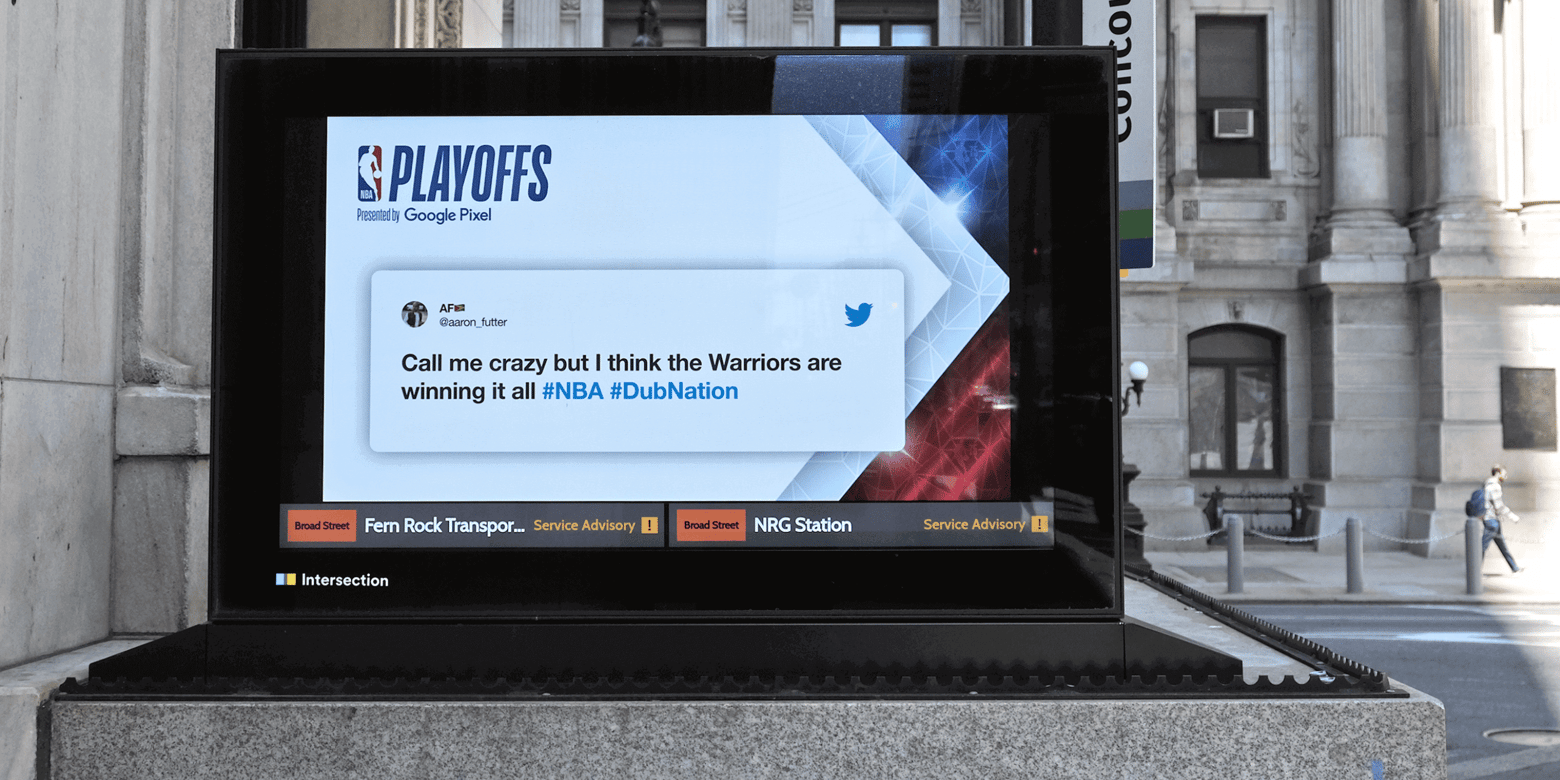 DOOH NBA Advertisement with Dynamic Creative