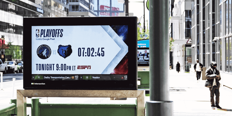 The NBA playoff countown_Dynamic creative DOOH advertisement-1