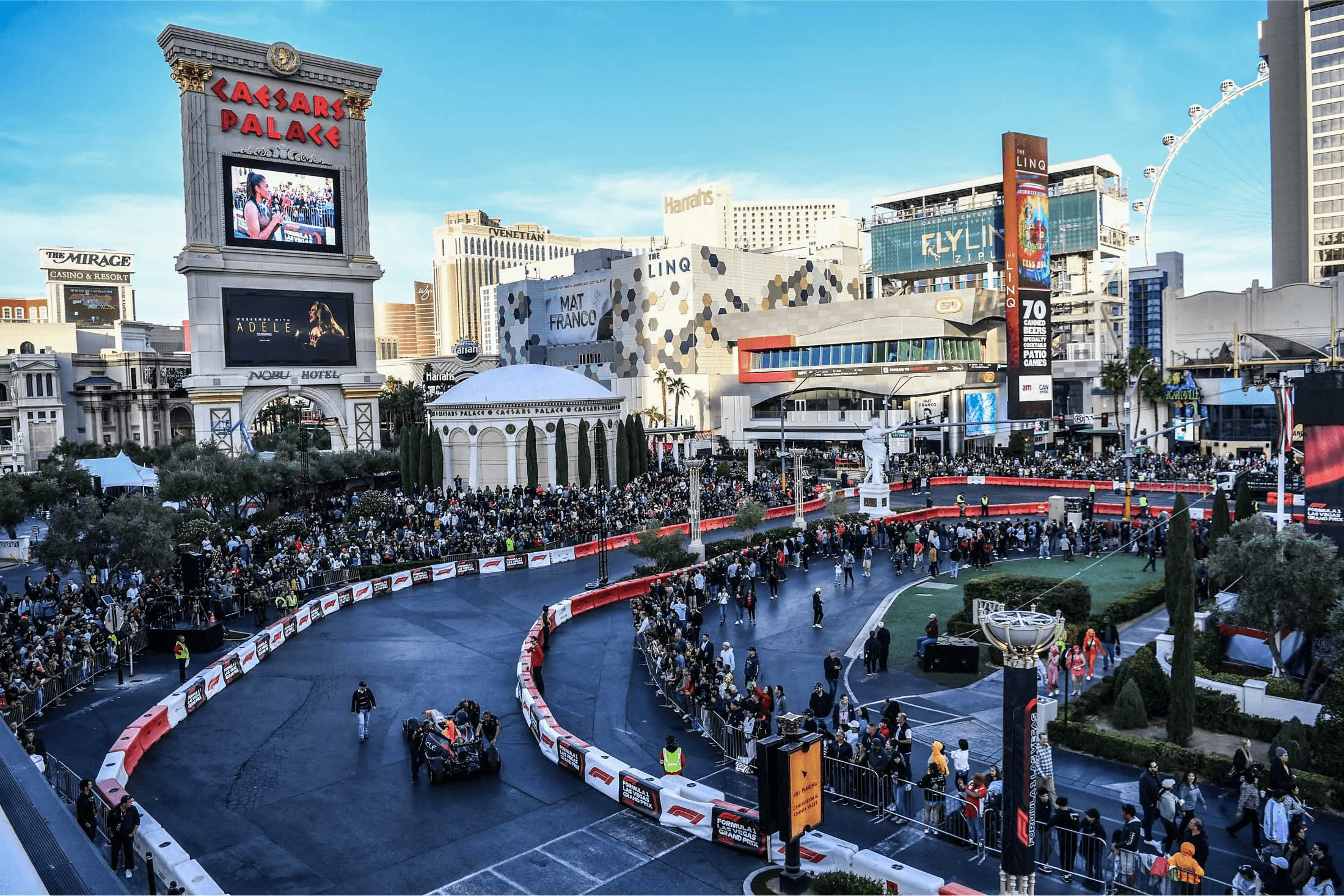 Formula 1 (F1) DOOH