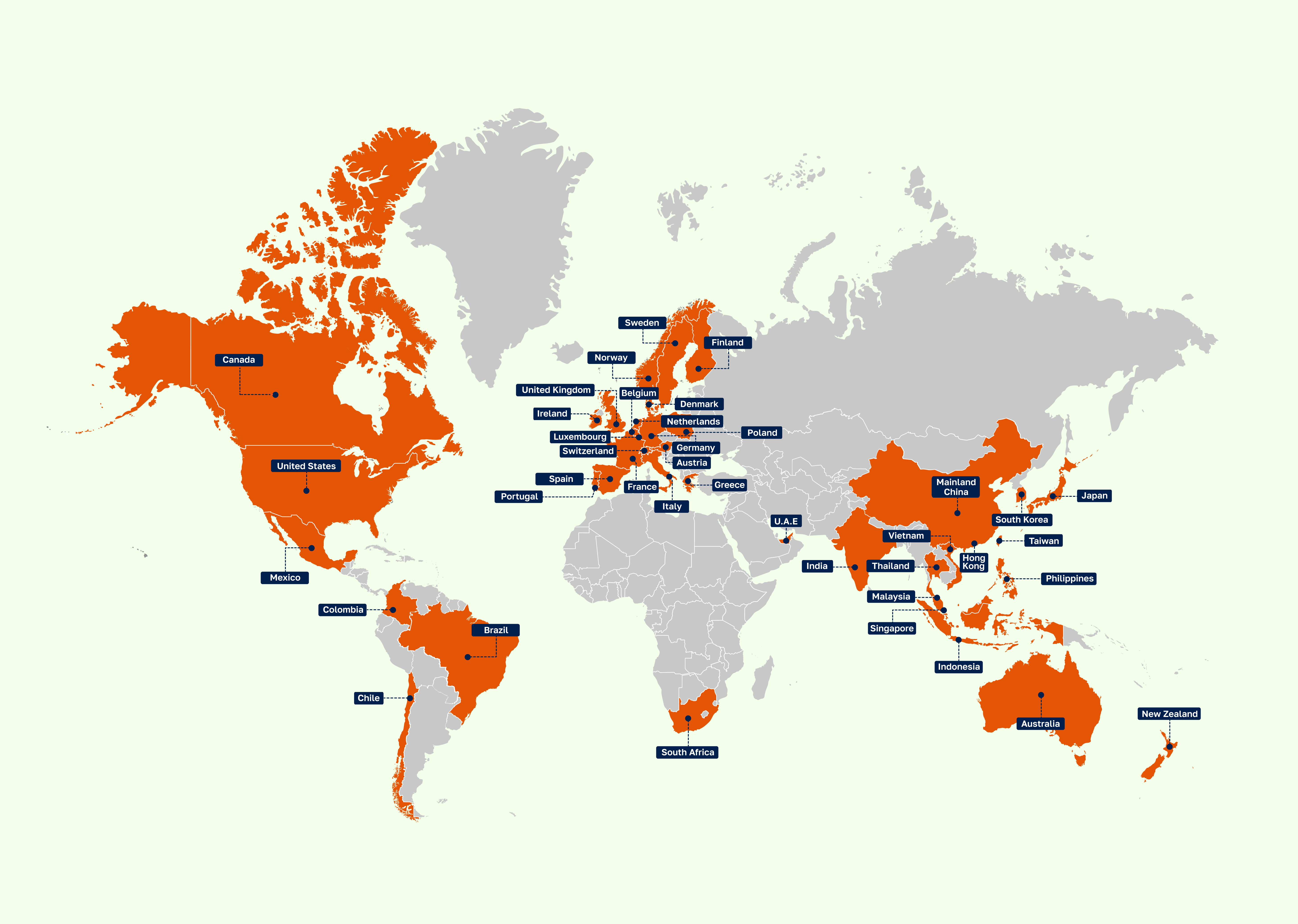 World Cup Map Global DOOH Coverage Vistar Media