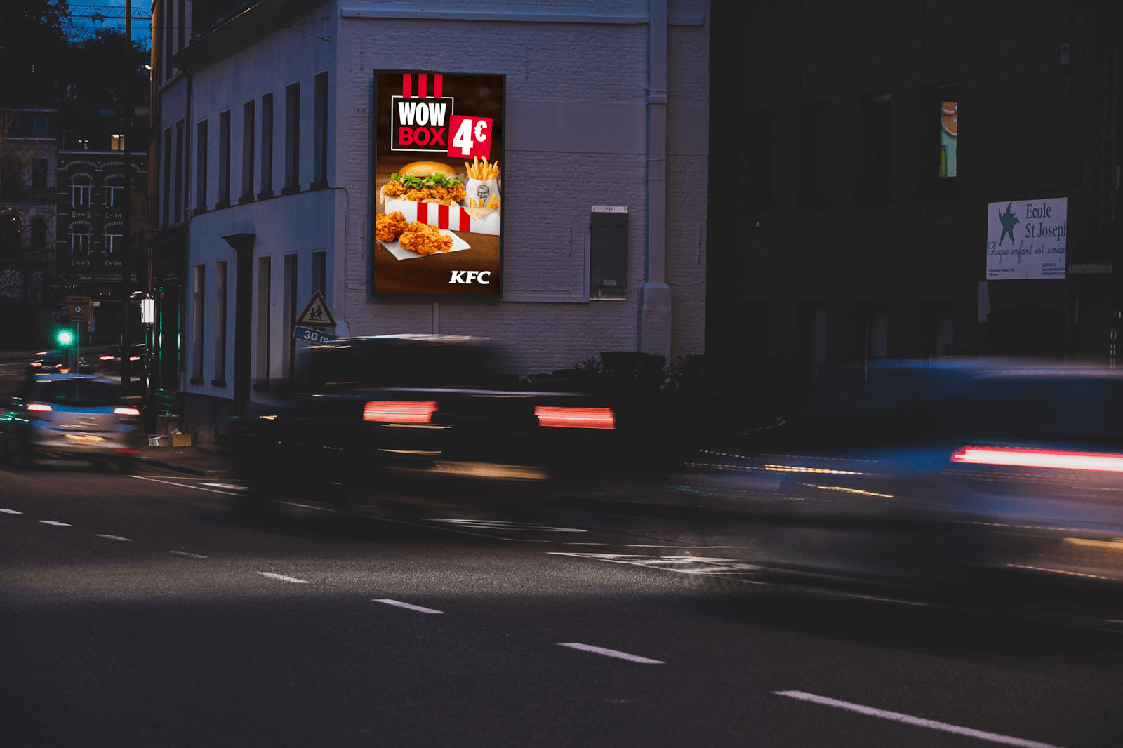 kfc dooh campaign