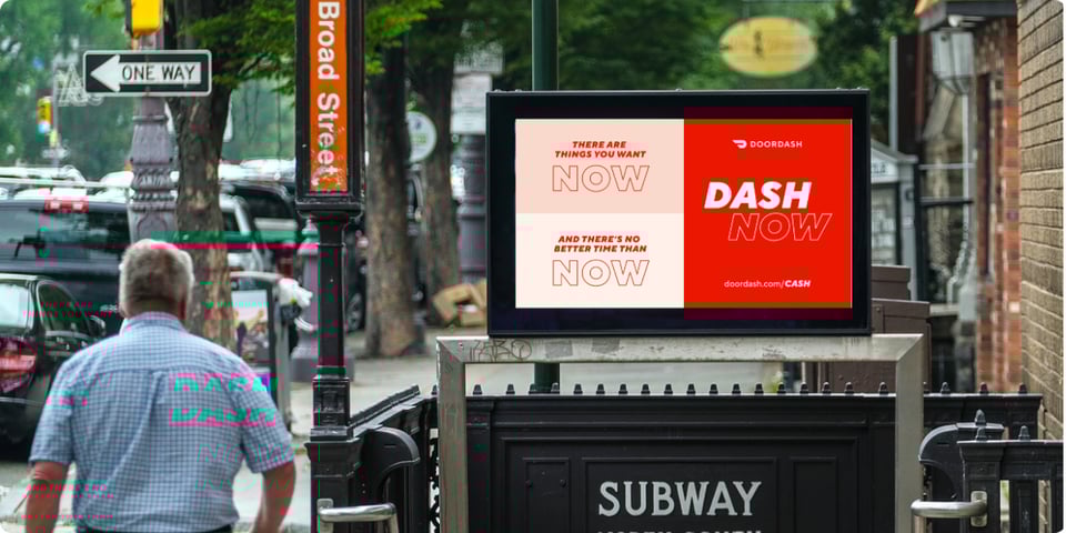 doordash - dooh campaign