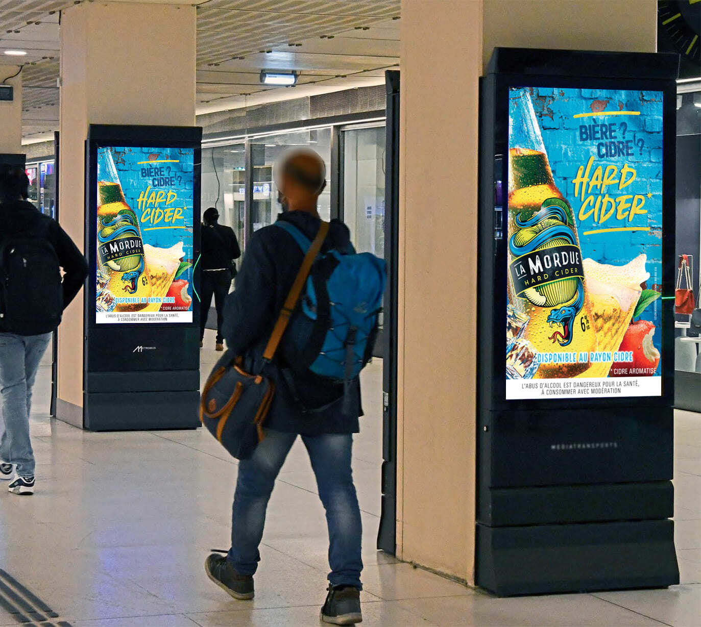 la mordue cider pDOOH marketing campaign with Vistar Media and Oconnection