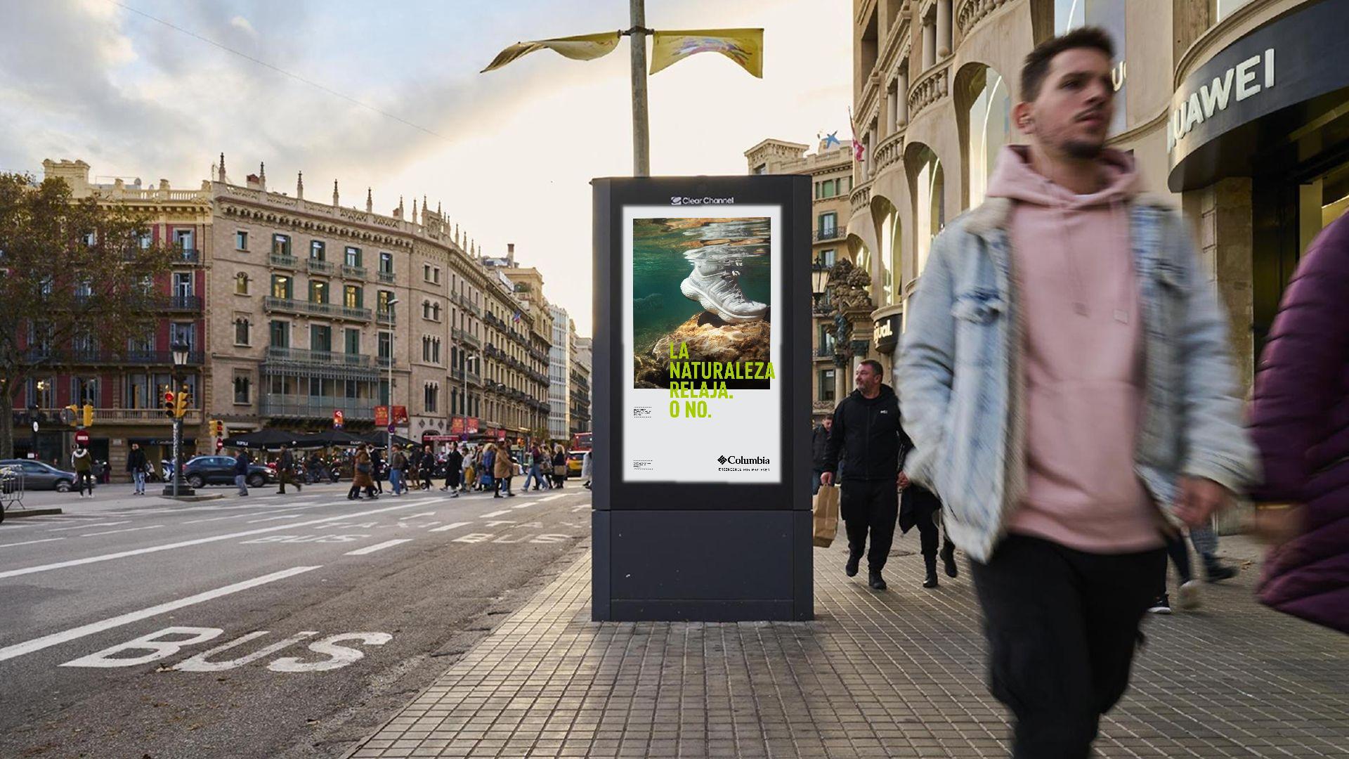 Columbia_DOOH Campaign engineered for whatever Spain