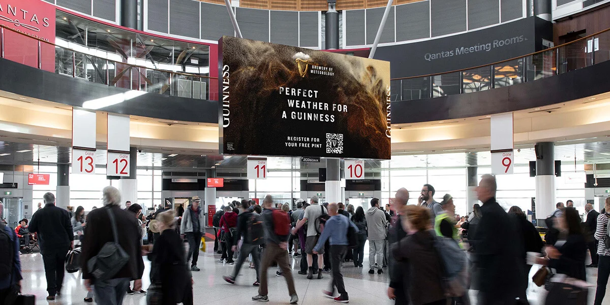 programmatic campaign in busy area