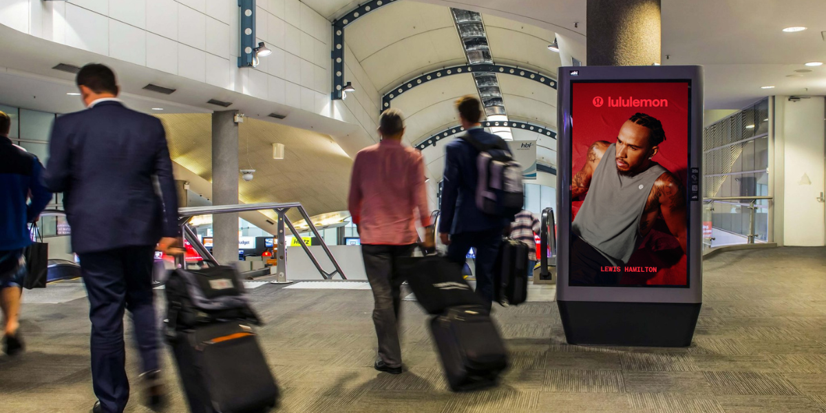 Lululemon Lewis Hamilton DOOH Ad