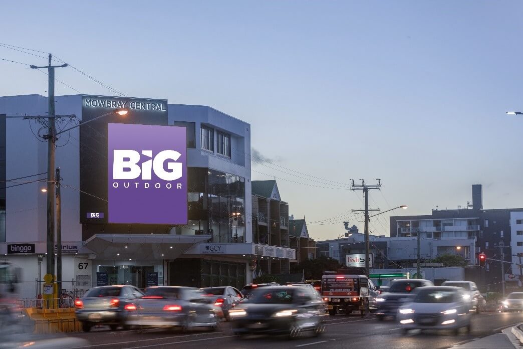 BIG Outdoor billboard displaying company logo 
