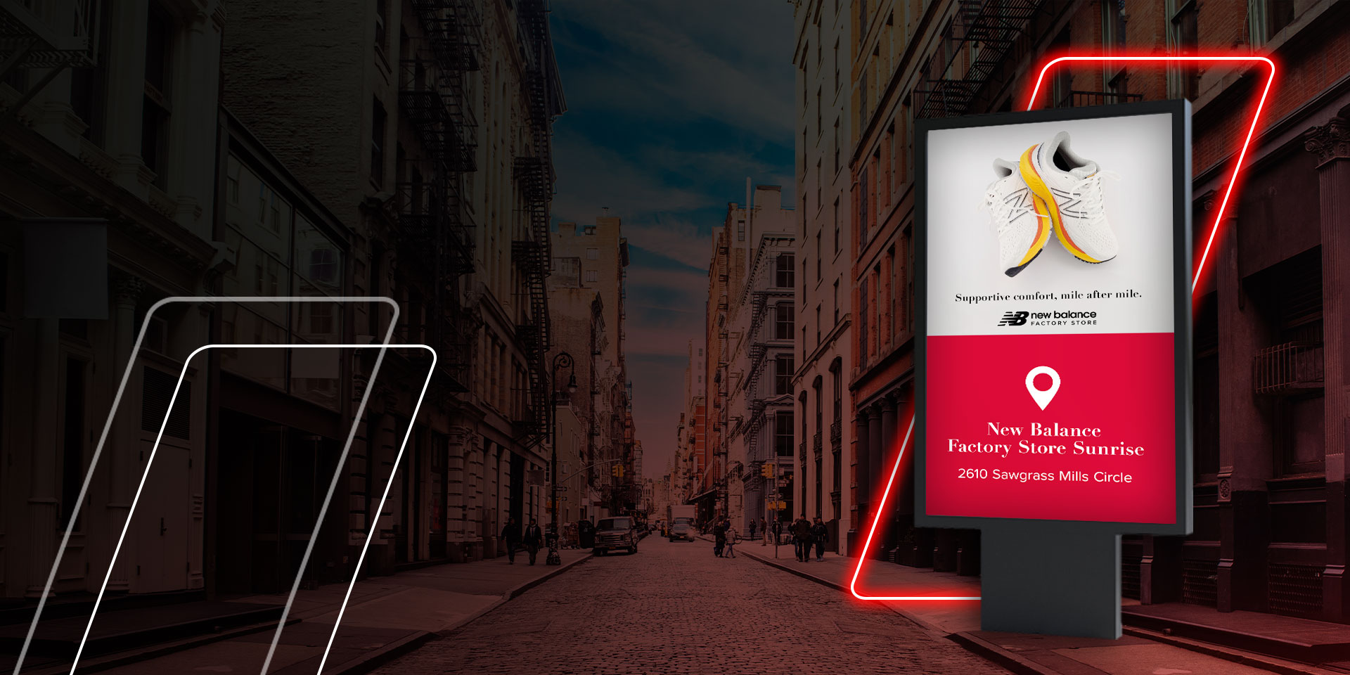 New Balance leveraging dynamic creative in DOOH advertising