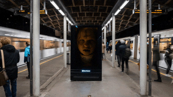 Matterkind Norway’s midnight horror: The Exorcist Campaign Via PDOOH