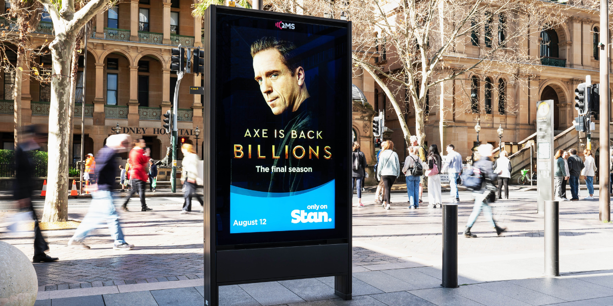 What is digital out-of-home (DOOH) advertising?