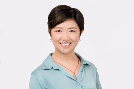 Headshot of SVP of product and analytics Eugenie Chen-1-1