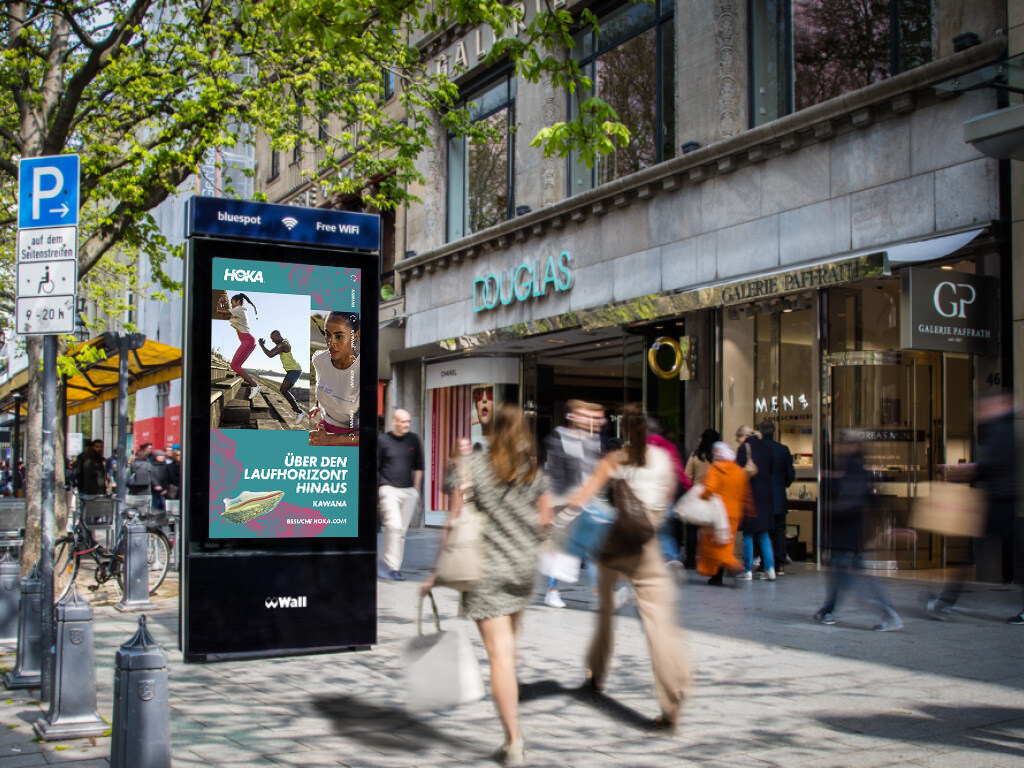 HOKA's 76% uplift in brand awareness with programmatic DOOH