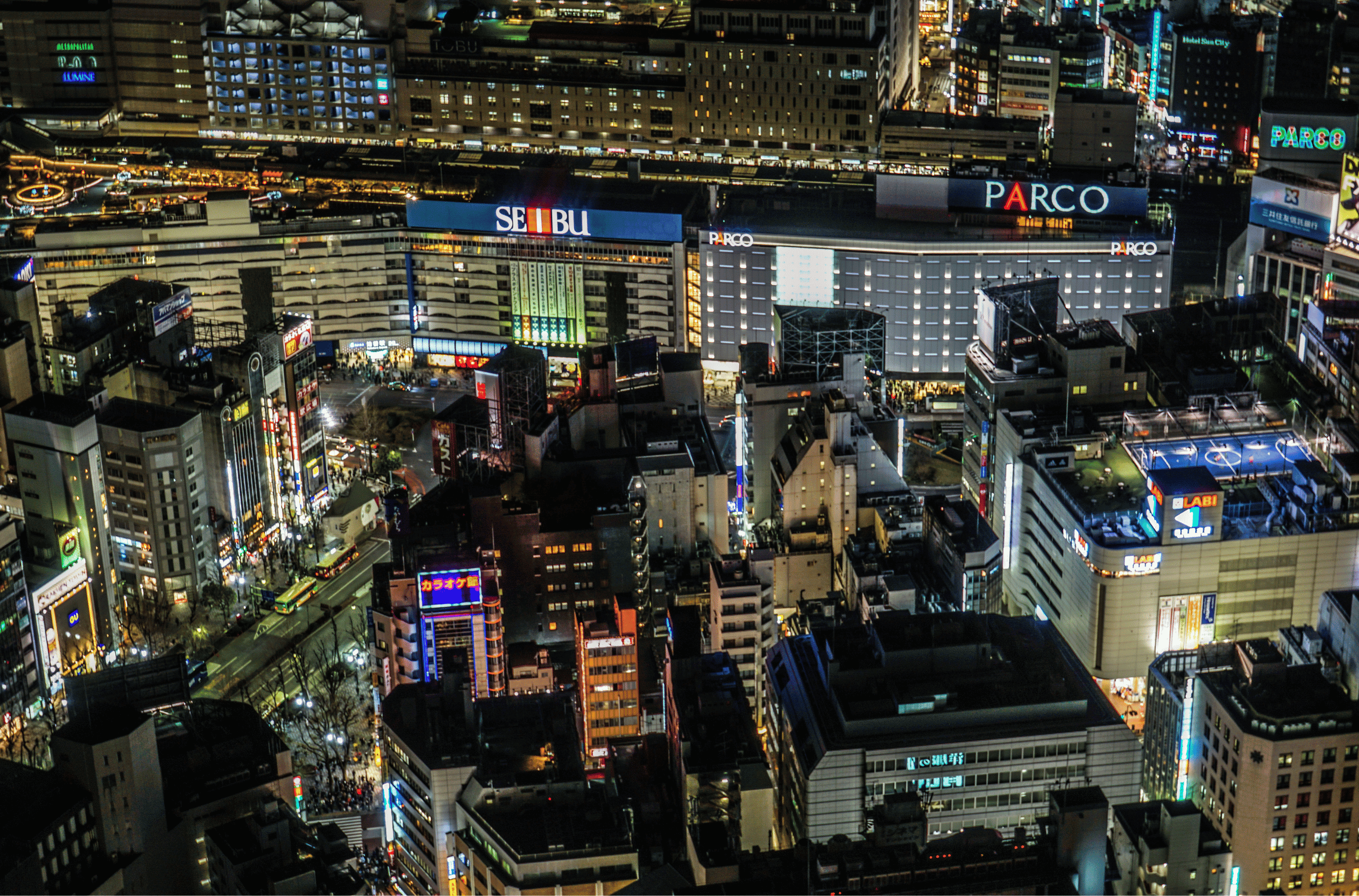 JP_Ikebukuro Station_Skyline_DOOH