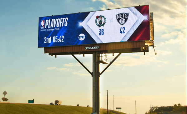 NBA Dynamic Creative DOOH Ad