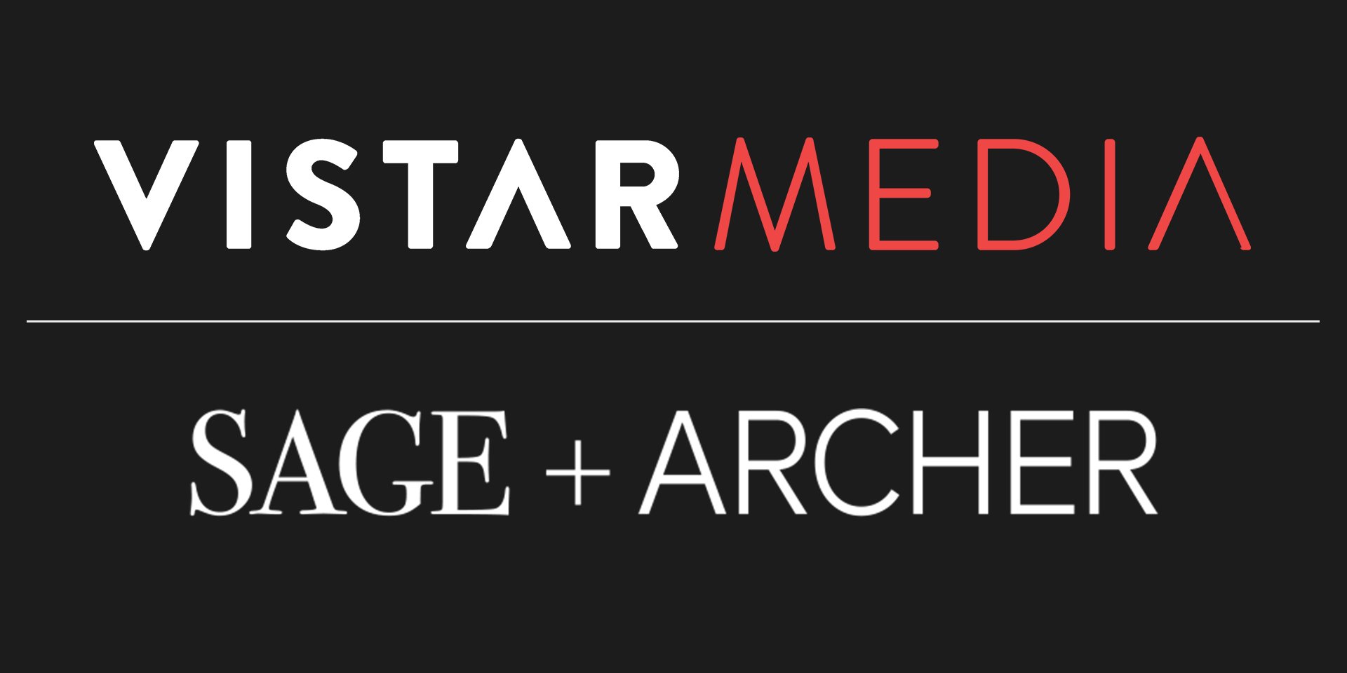 Vistar Media and Sage and Archer Logos