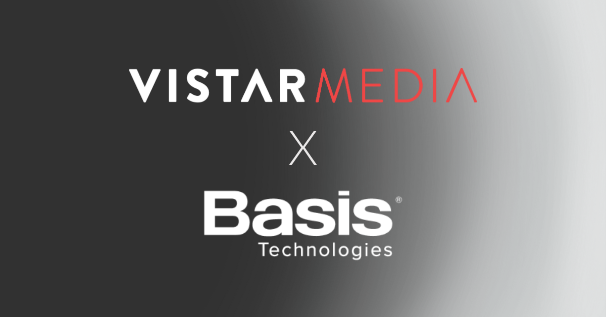 Basis Technologies and Vistar Media logos