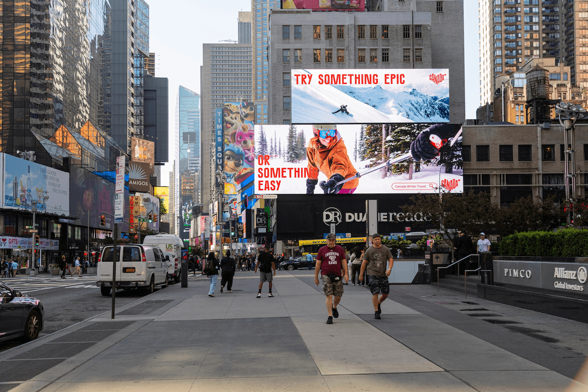 canada dooh creativity and audience engagement