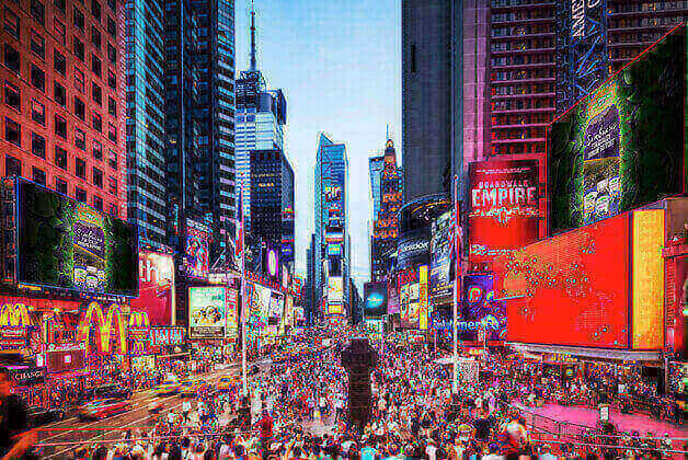 Times Square billboards