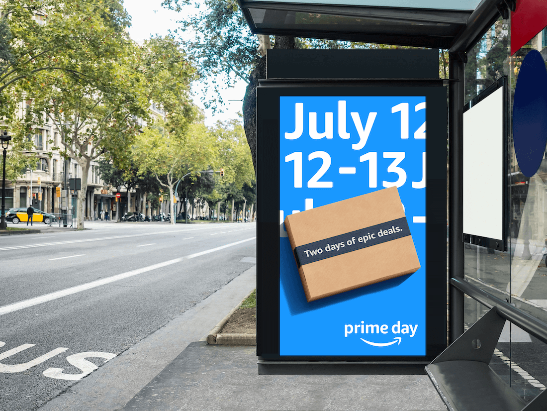 dooh dynamic creative campaigns amazon-prime 