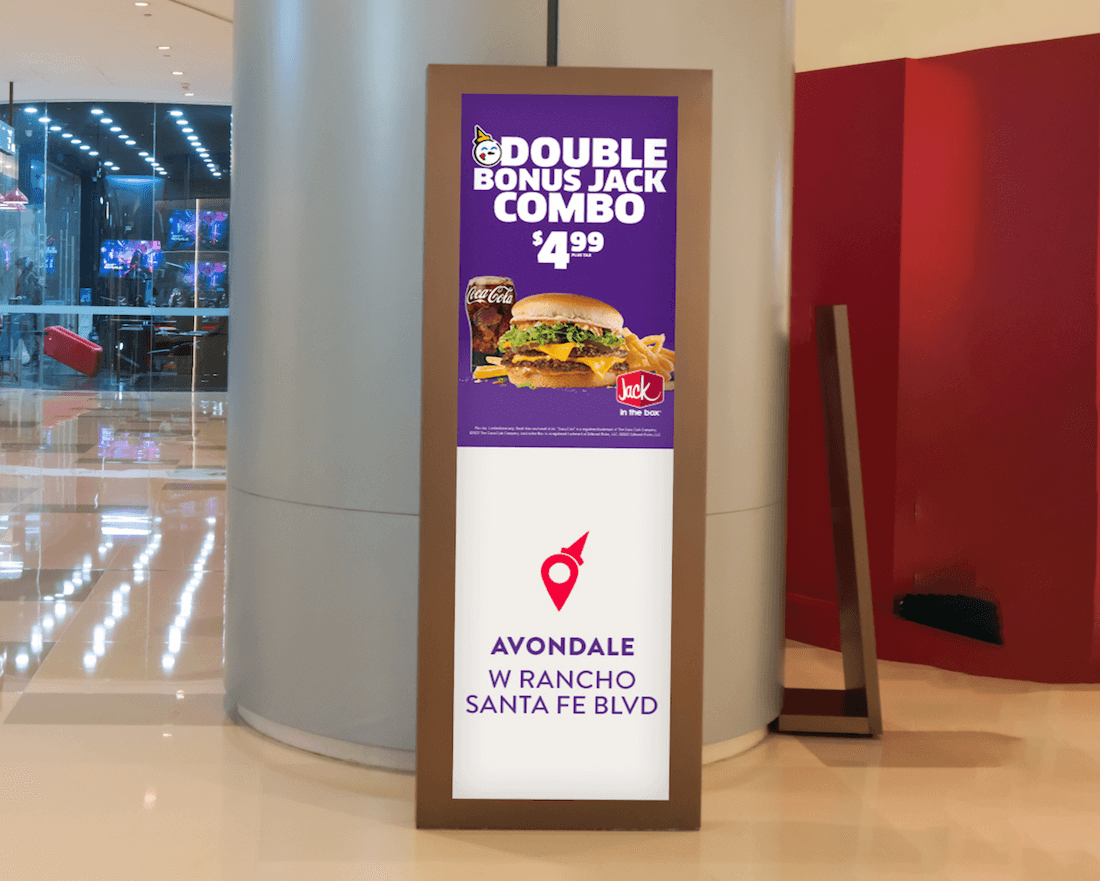 dooh dynamic creative campaigns jack in the box