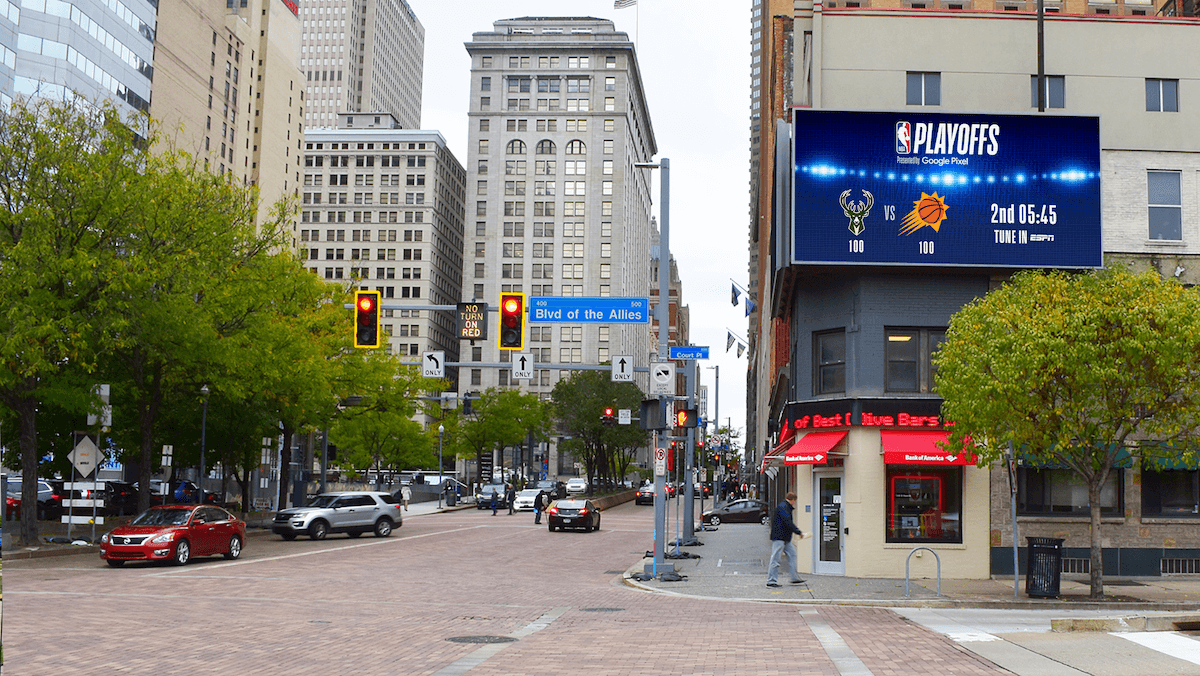dooh dynamic creative campaigns nbaplayoffs