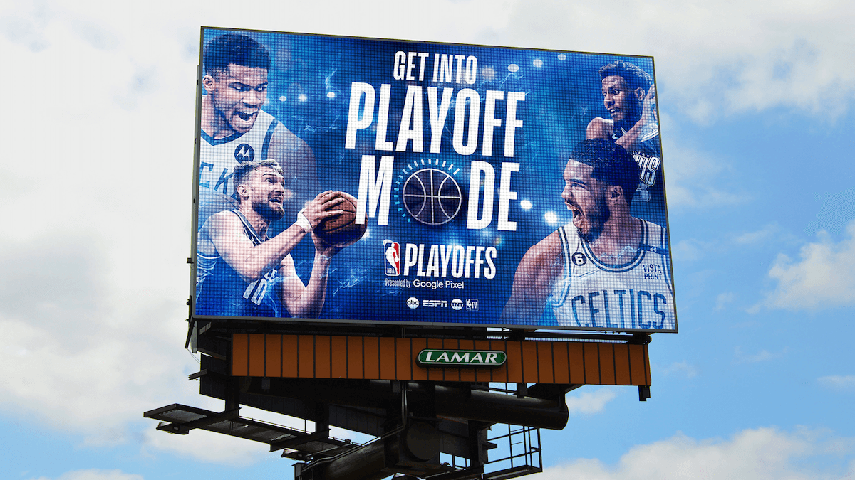 dooh dynamic creative campaigns playoff screens