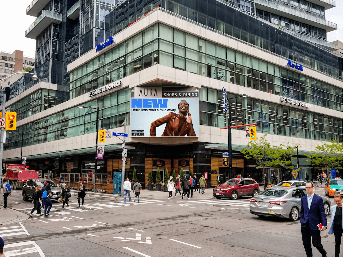dooh dynamic creative nardstrom rack
