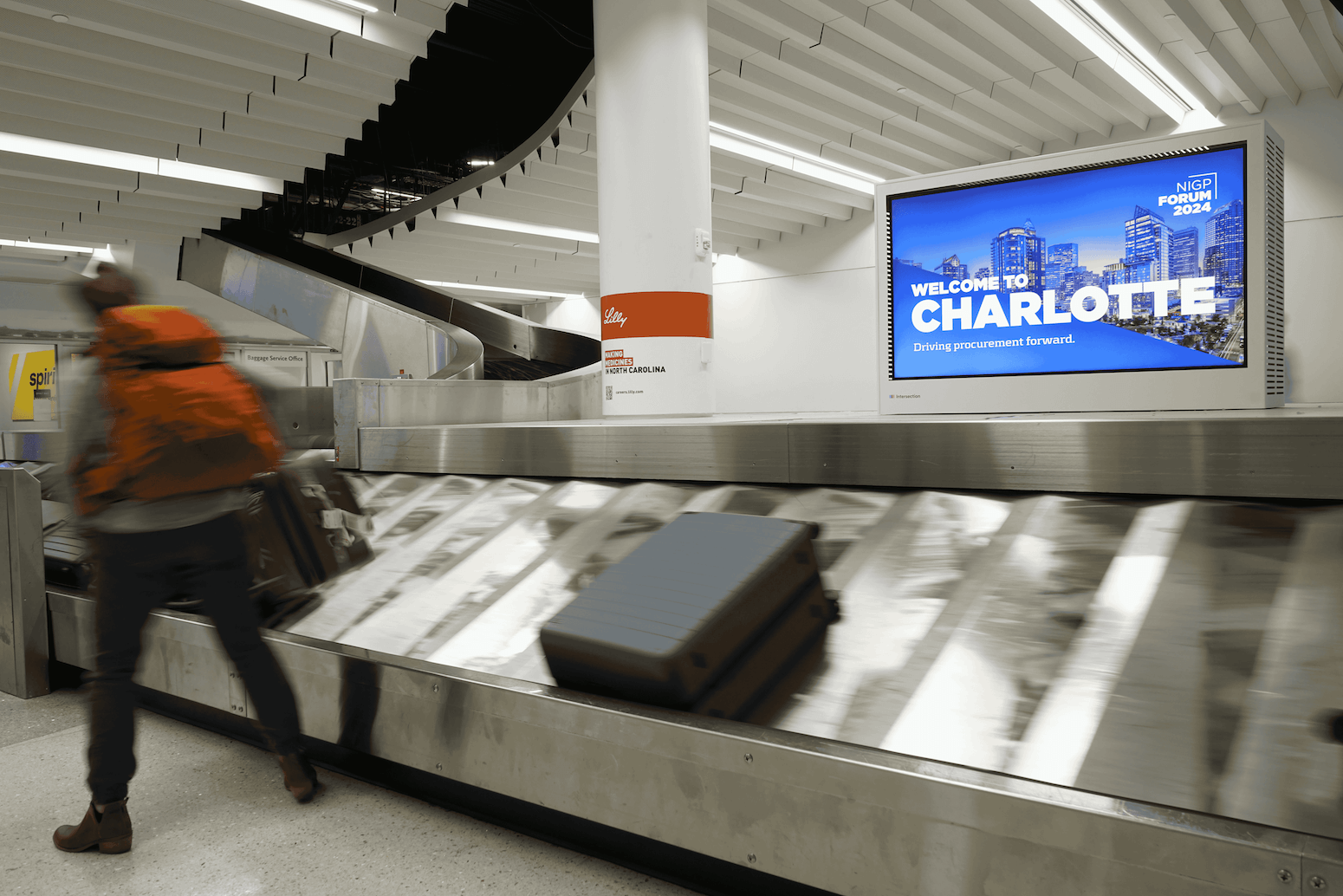 dooh screens connect with travelers