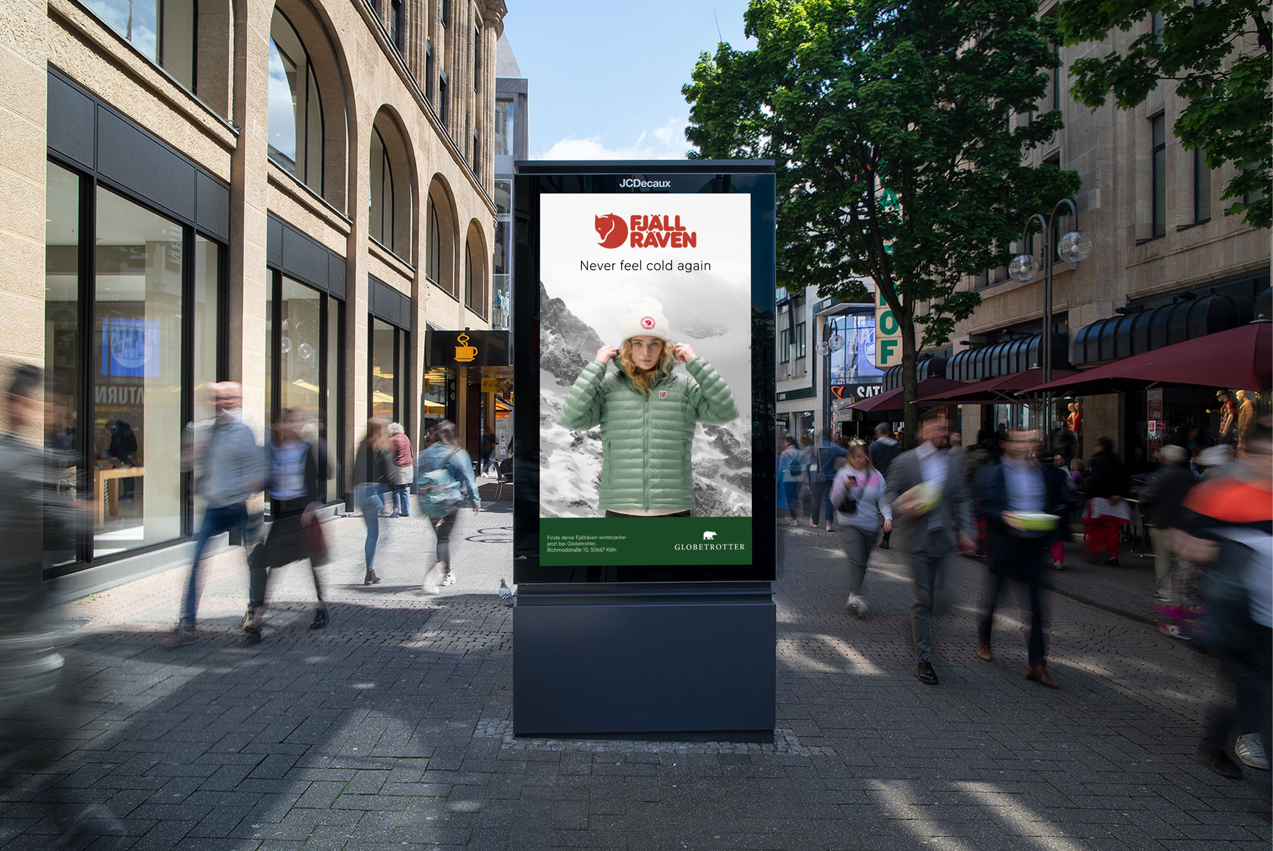 Fjallraven DOOH campaign 