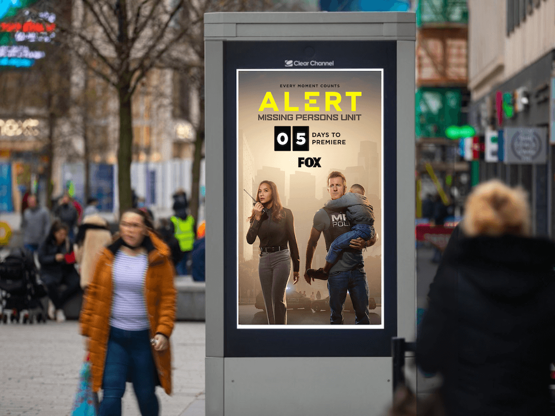 fox alert dooh dynamic creative audience engagement campaign