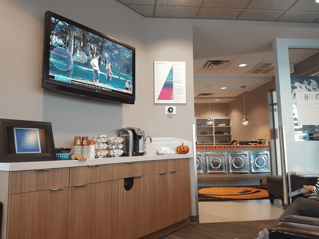 health care center located screens