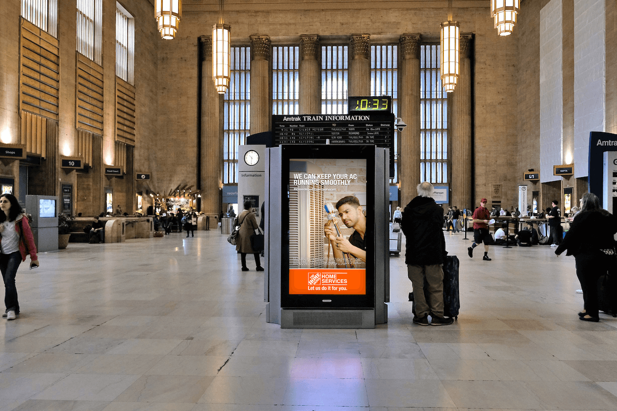homedepot dooh retail campaign
