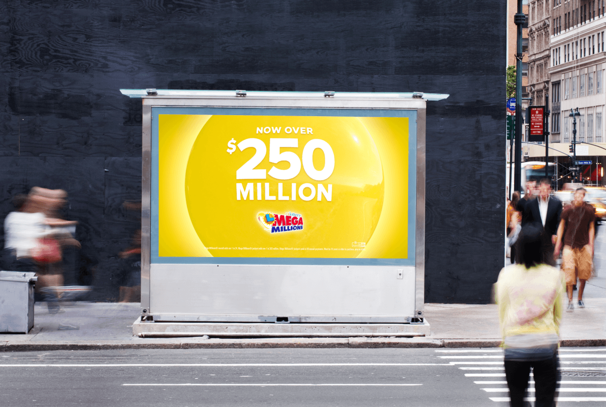 lottery dooh ad