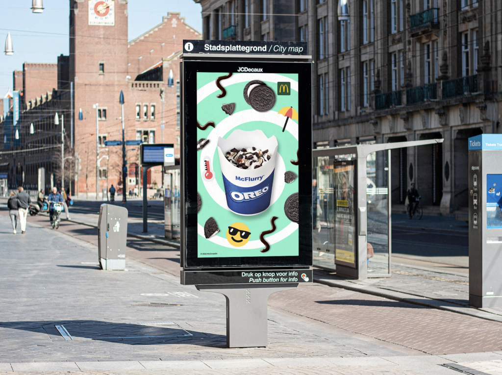 Craving something cool? McFlurry drive sales with weather-based DOOH