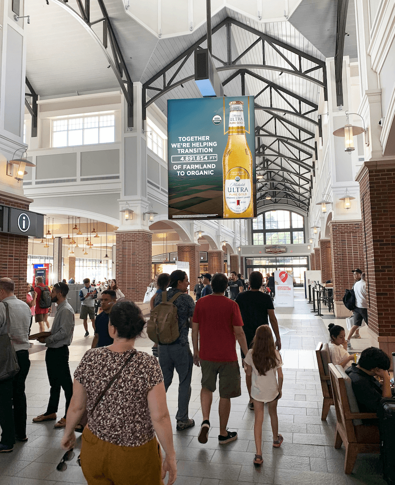 michelobultra dooh brand experience