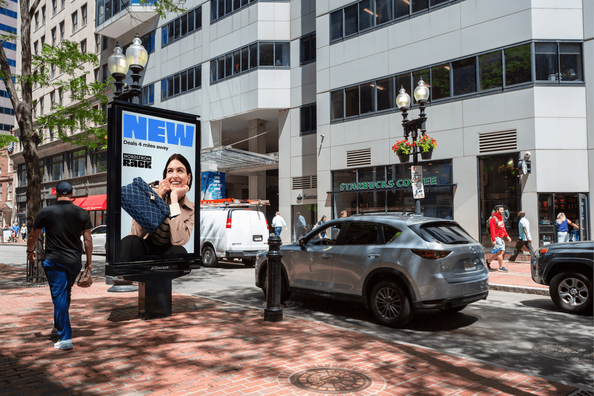 nardstrom rack dooh dynamic creative audience engagement campaign