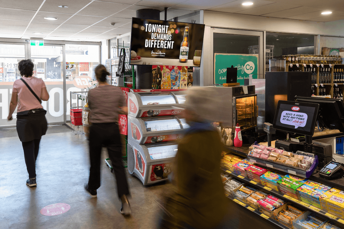 northcote screens reach consumers purchase locations