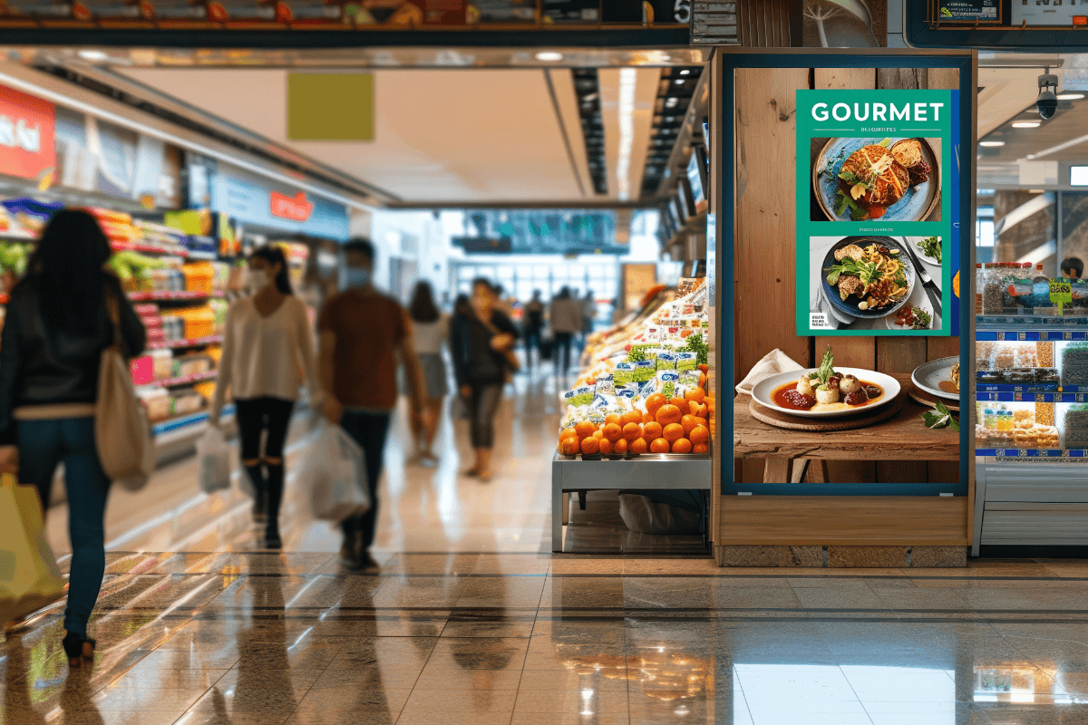 retail media grocery Screens