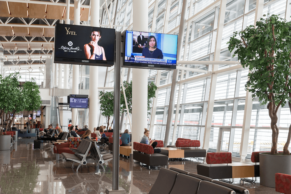 screens and media dooh campaign