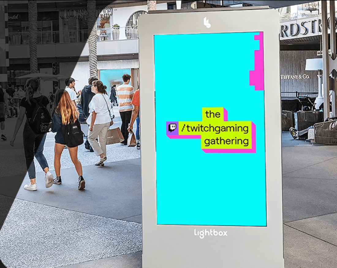 Twitch Increases Tune-In Intent by 23% With DOOH Campaign